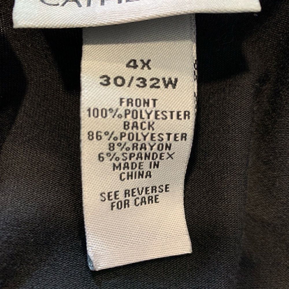 NWT Catherine’s black/blue 4XL top - Picture 5 of 11